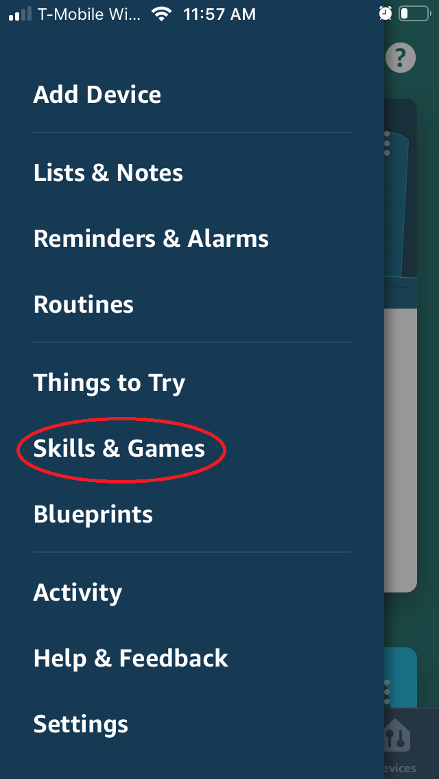 Alexa Skills instructions step 2