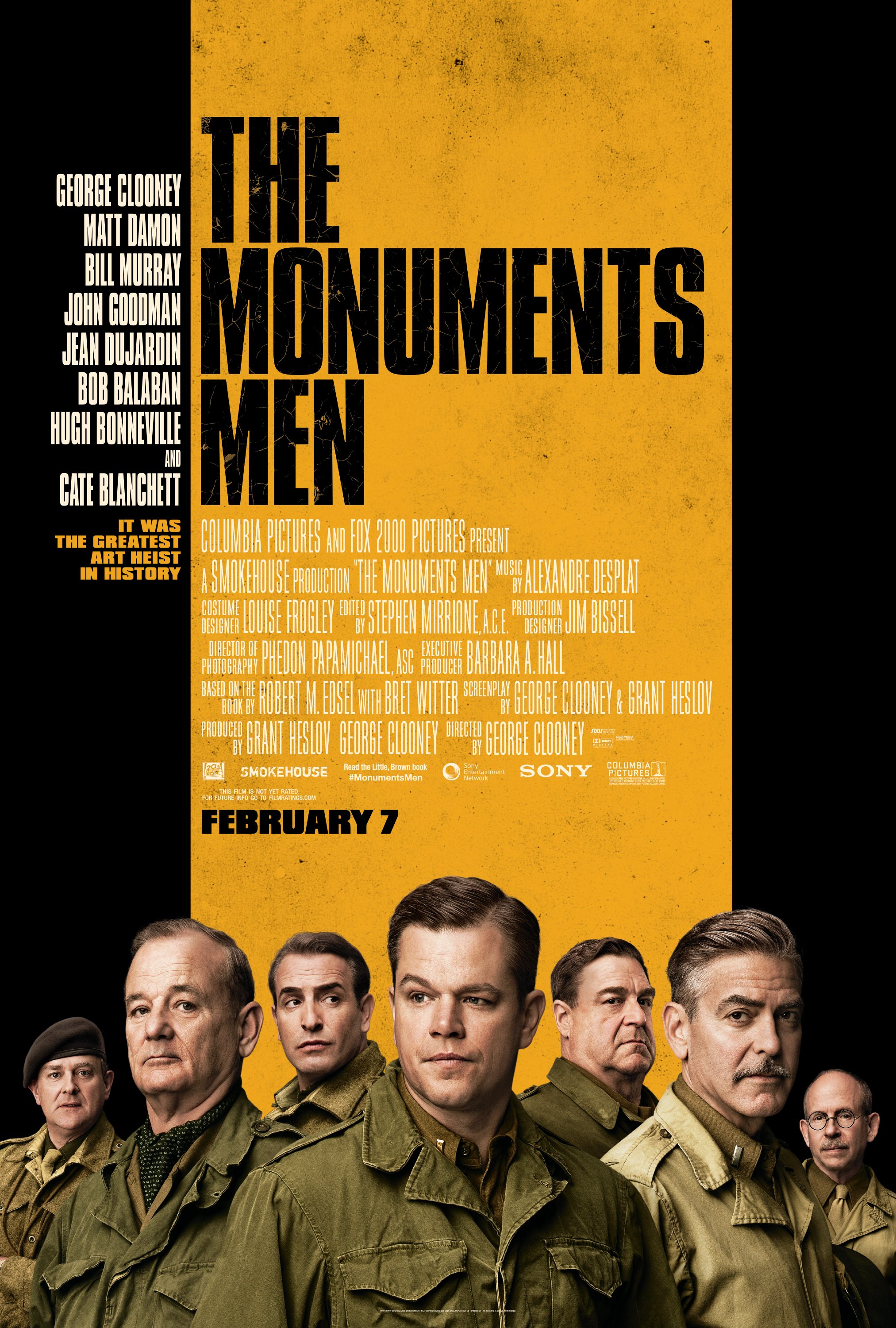 The Monuments Men movie poster
