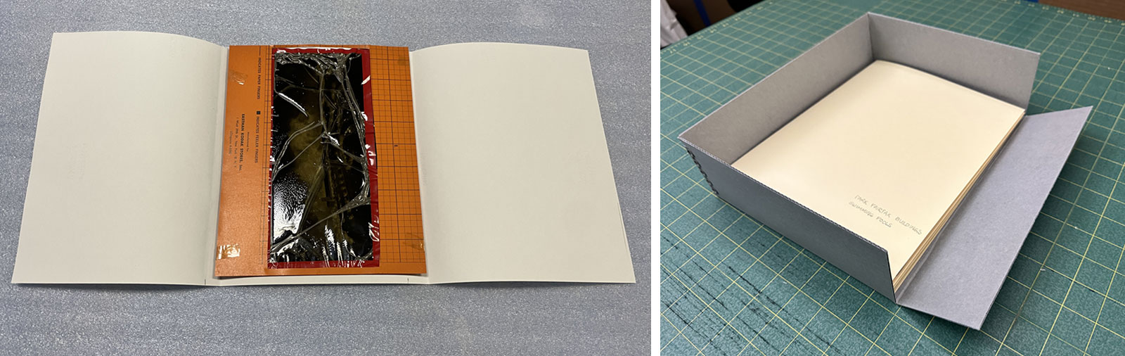 Photographs of negatives storage